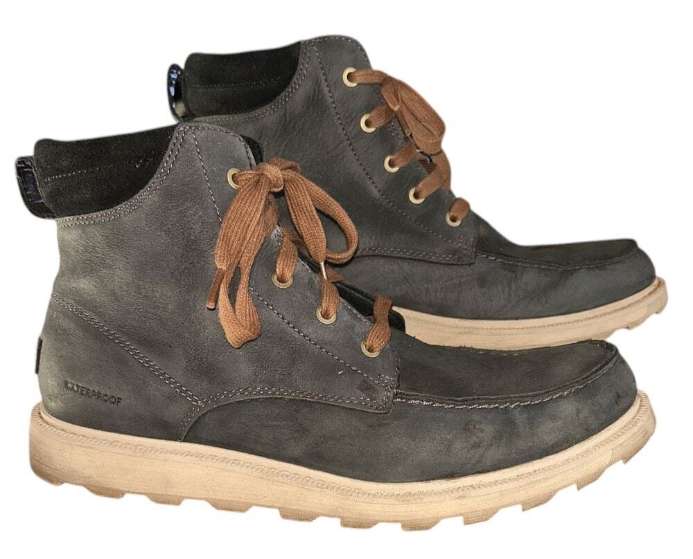 Sorel Madson II Moc Toe Leather Waterproof Boot Men's 11.5
